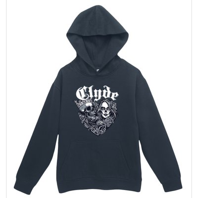 Couple Matching Bonnie & Clyde Chicano Style Heart Tattoo Outfit For Couples Urban Pullover Hoodie