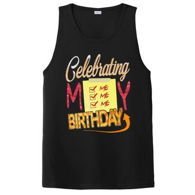 Celebrating My Birthday PosiCharge Competitor Tank