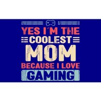 Coolest Mom Because Love Gaming Funny Design Gift Bumper Sticker