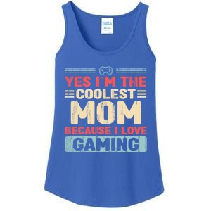 Coolest Mom Because Love Gaming Funny Design Gift Ladies Essential Tank