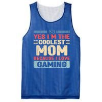 Coolest Mom Because Love Gaming Funny Design Gift Mesh Reversible Basketball Jersey Tank