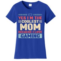 Coolest Mom Because Love Gaming Funny Design Gift Women's T-Shirt