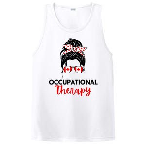 Canadian Messy Bun Occupational Therapy OT Therapist Assisstant PosiCharge Competitor Tank