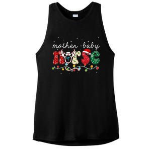 Christmas Mother Baby Nurses Wrap The Best Gifts Ladies PosiCharge Tri-Blend Wicking Tank