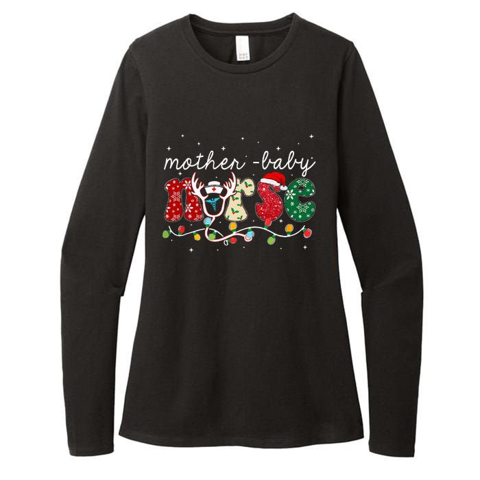 Christmas Mother Baby Nurses Wrap The Best Gifts Womens CVC Long Sleeve Shirt