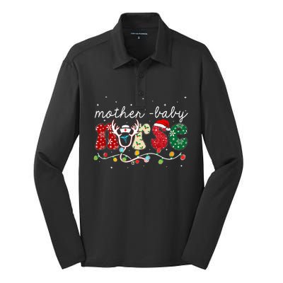 Christmas Mother Baby Nurses Wrap The Best Gifts Silk Touch Performance Long Sleeve Polo