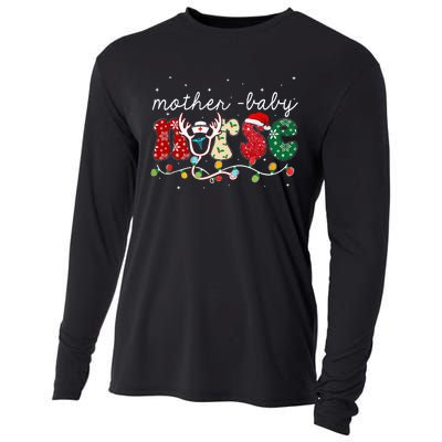 Christmas Mother Baby Nurses Wrap The Best Gifts Cooling Performance Long Sleeve Crew