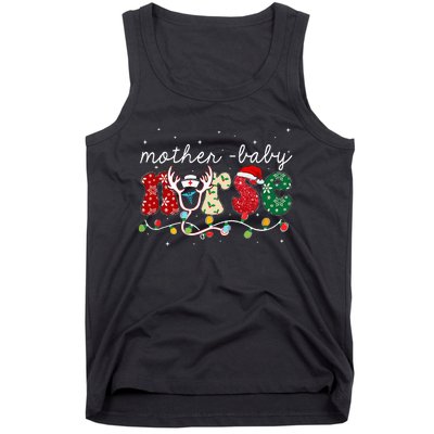 Christmas Mother Baby Nurses Wrap The Best Gifts Tank Top