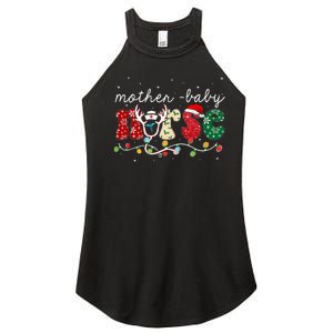 Christmas Mother Baby Nurses Wrap The Best Gifts Women's Perfect Tri Rocker Tank