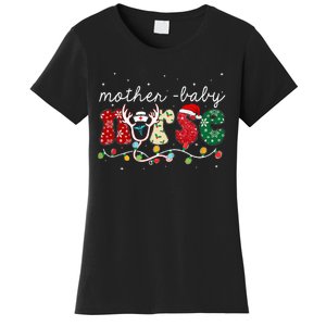 Christmas Mother Baby Nurses Wrap The Best Gifts Women's T-Shirt