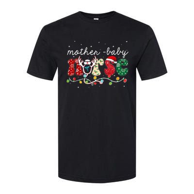 Christmas Mother Baby Nurses Wrap The Best Gifts Softstyle® CVC T-Shirt