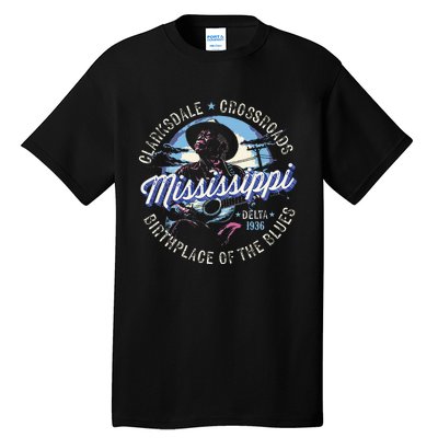 Clarksdale Mississippi Birthplace Of The Blues Tall T-Shirt