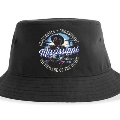 Clarksdale Mississippi Birthplace Of The Blues Sustainable Bucket Hat