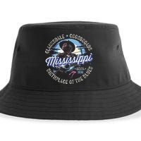 Clarksdale Mississippi Birthplace Of The Blues Sustainable Bucket Hat