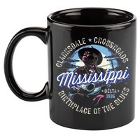 Clarksdale Mississippi Birthplace Of The Blues 11oz C Handle Ceramic Mug