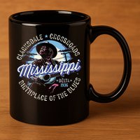Clarksdale Mississippi Birthplace Of The Blues 11oz C Handle Ceramic Mug