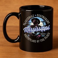 Clarksdale Mississippi Birthplace Of The Blues 11oz C Handle Ceramic Mug