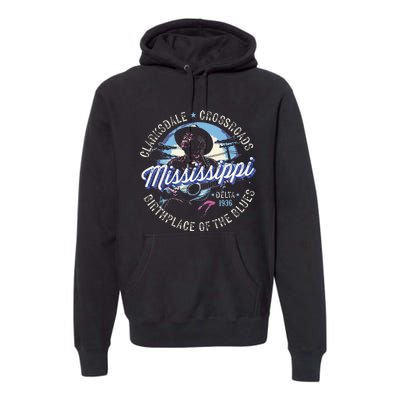 Clarksdale Mississippi Birthplace Of The Blues Premium Hoodie