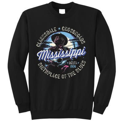 Clarksdale Mississippi Birthplace Of The Blues Tall Sweatshirt