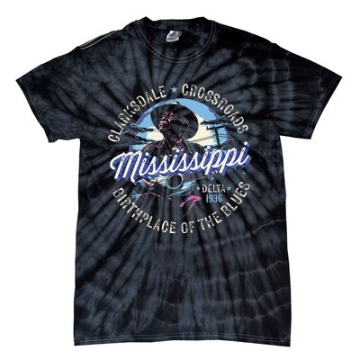 Clarksdale Mississippi Birthplace Of The Blues Tie-Dye T-Shirt