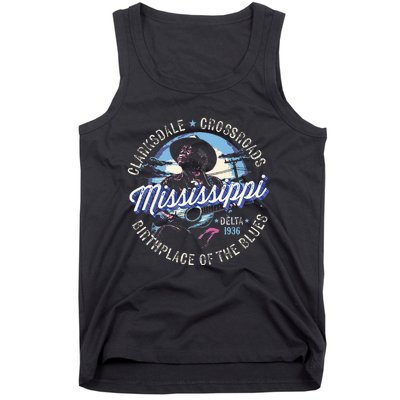 Clarksdale Mississippi Birthplace Of The Blues Tank Top