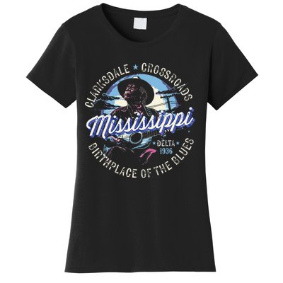 Clarksdale Mississippi Birthplace Of The Blues Women's T-Shirt