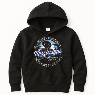 Clarksdale Mississippi Birthplace Of The Blues Kids Hoodie