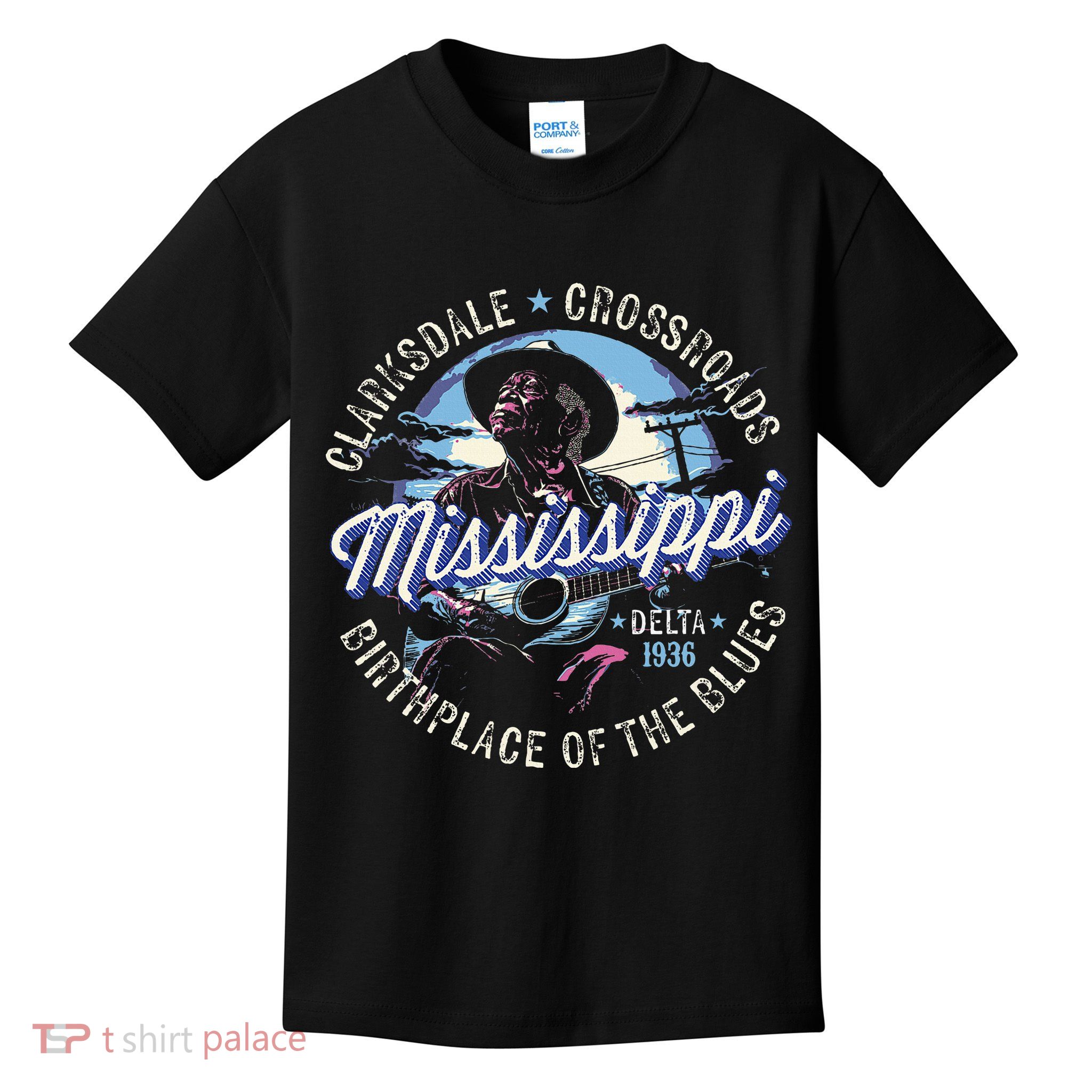 Clarksdale Mississippi Birthplace Of The Blues Kids T-Shirt
