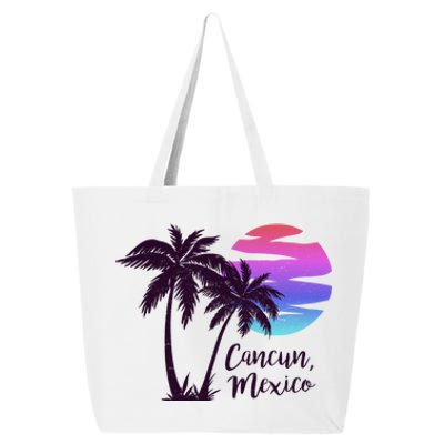 Cancun Mexico Beach Vacation Honeymoon Spring Break Vintage Gift 25L Jumbo Tote