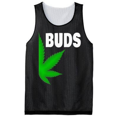 Couples Matching Best Buds BFF Marijuana Leaf Weed Gift Mesh Reversible Basketball Jersey Tank