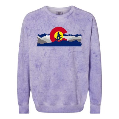 Colorado Mountain Biking Colorblast Crewneck Sweatshirt