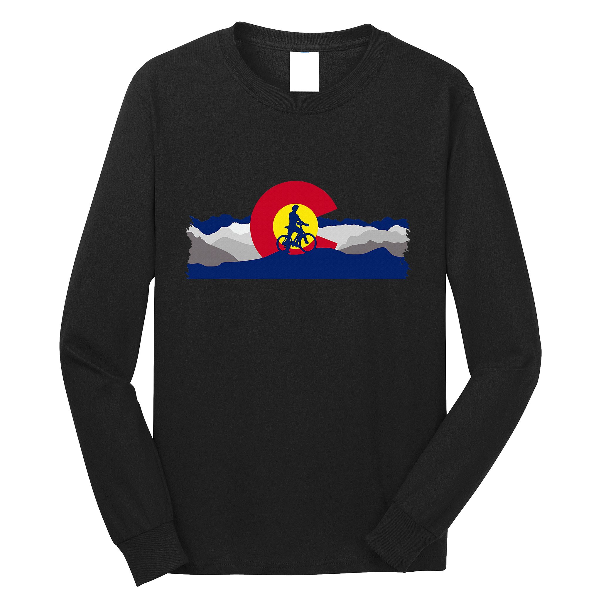 Colorado Mountain Biking Long Sleeve Shirt