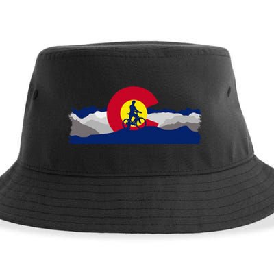 Colorado Mountain Biking Sustainable Bucket Hat