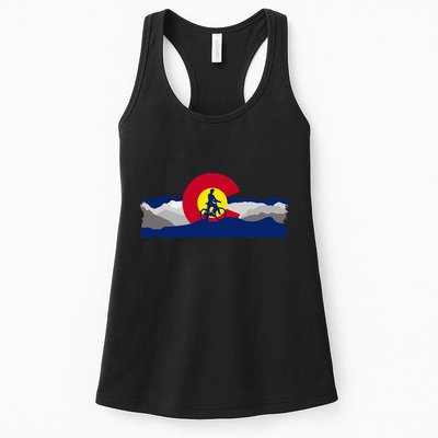Colorado Mountain Biking Womens Tank Top