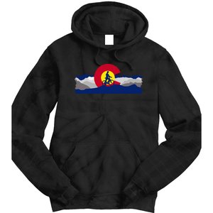 Colorado Mountain Biking Tie Dye Hoodie