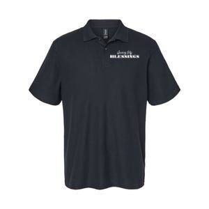 Counting My Blessings Naming Them One By One Thanksgiving Softstyle Adult Sport Polo