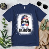 Conservative Messy Bun Bleached Style LetS Go Brandon Premium T-Shirt