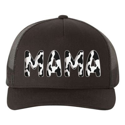 Cow Mama Birthday Family Matching Mothers Day Boy Girl Farm Yupoong Adult 5-Panel Trucker Hat