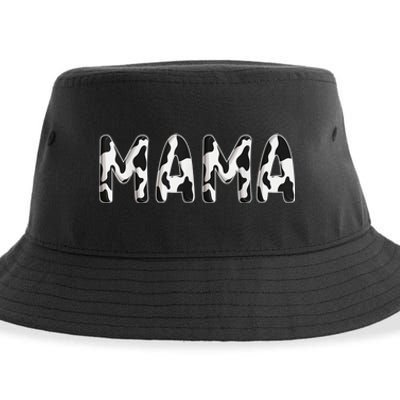 Cow Mama Birthday Family Matching Mothers Day Boy Girl Farm Sustainable Bucket Hat