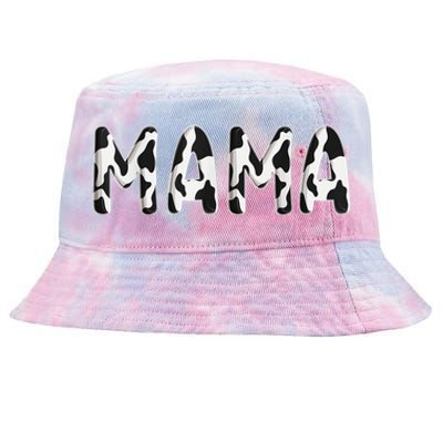 Cow Mama Birthday Family Matching Mothers Day Boy Girl Farm Tie-Dyed Bucket Hat