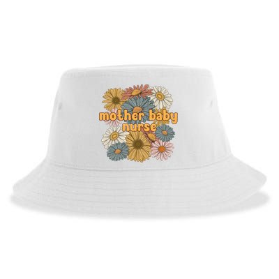 Cute Mother Baby Nurse Flowers Postpartum Nurse Gift Sustainable Bucket Hat