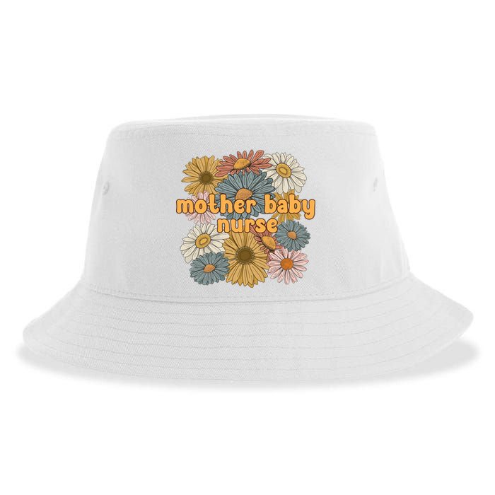 Cute Mother Baby Nurse Flowers Postpartum Nurse Gift Sustainable Bucket Hat