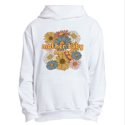 Cute Mother Baby Nurse Flowers Postpartum Nurse Gift Urban Pullover Hoodie