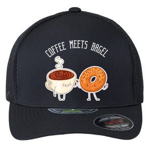 Coffee Meets Bagel Bagels Flexfit Unipanel Trucker Cap