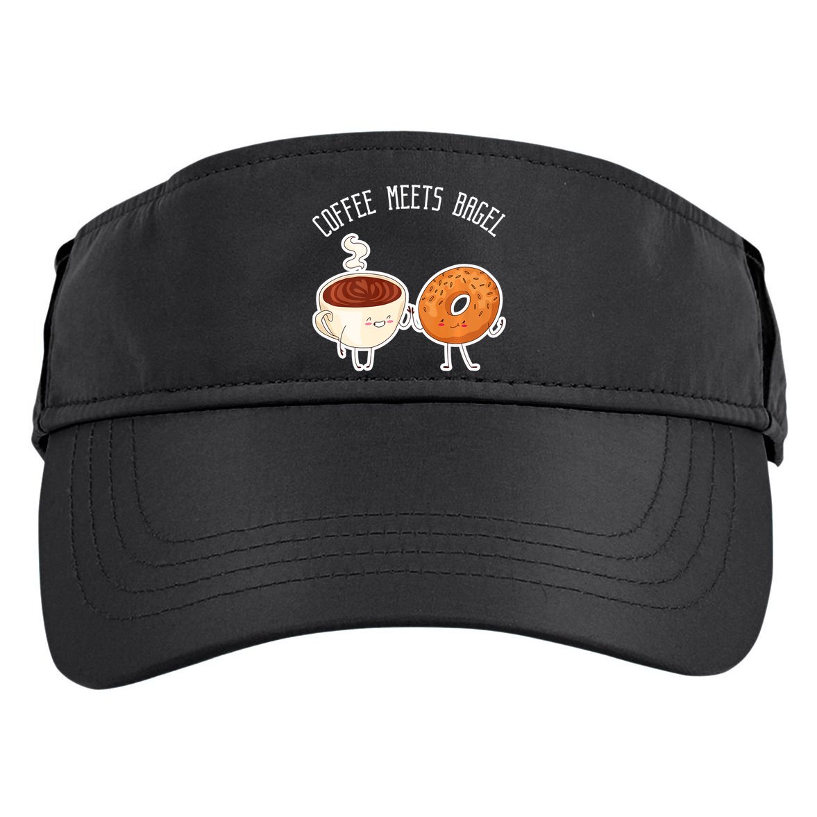 Coffee Meets Bagel Bagels Adult Drive Performance Visor