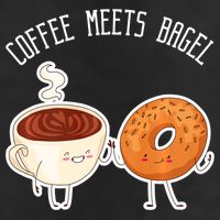 Coffee Meets Bagel Bagels Adult Drive Performance Visor