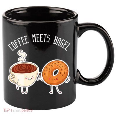 Coffee Meets Bagel Bagels 11oz C Handle Ceramic Mug