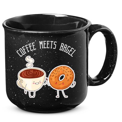Coffee Meets Bagel Bagels 15oz Campfire Ceramic Mug