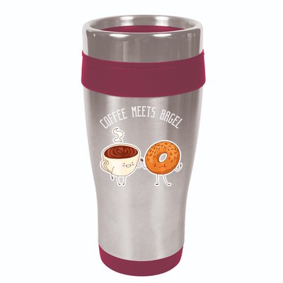 Coffee Meets Bagel Bagels 16oz Travel Tumbler