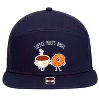 Coffee Meets Bagel Bagels 7 Panel Mesh Trucker Snapback Hat